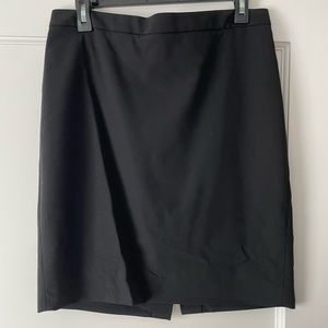 J. Crew Black Wool Pencil Skirt